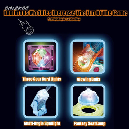 Light Magnetic Tiles Building Blocks for Kids