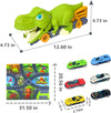 Transport Truck Playset with 6 Metal Cars and Activity Play Mat