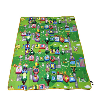 Ole Baby 100% Waterproof Double Side Premium Educational Thick playmat and Crawling mat, Bedding, Crawling Activity mat