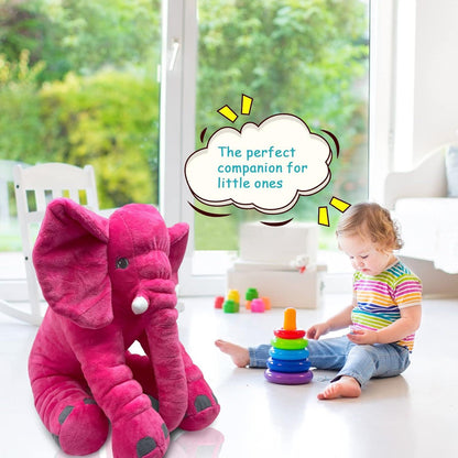 Elephant Stuffed Animal Plush,23.6in Cute Soft Giant Hugging Elephant Plushies Pillow