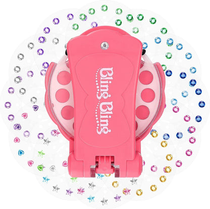 Hair Sparkle Kit, Hair Jewelry Set with 180 Gemstones