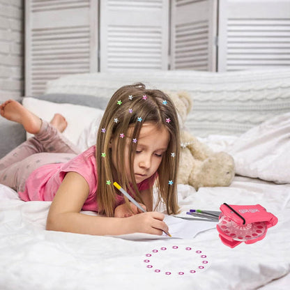 Hair Sparkle Kit, Hair Jewelry Set with 180 Gemstones