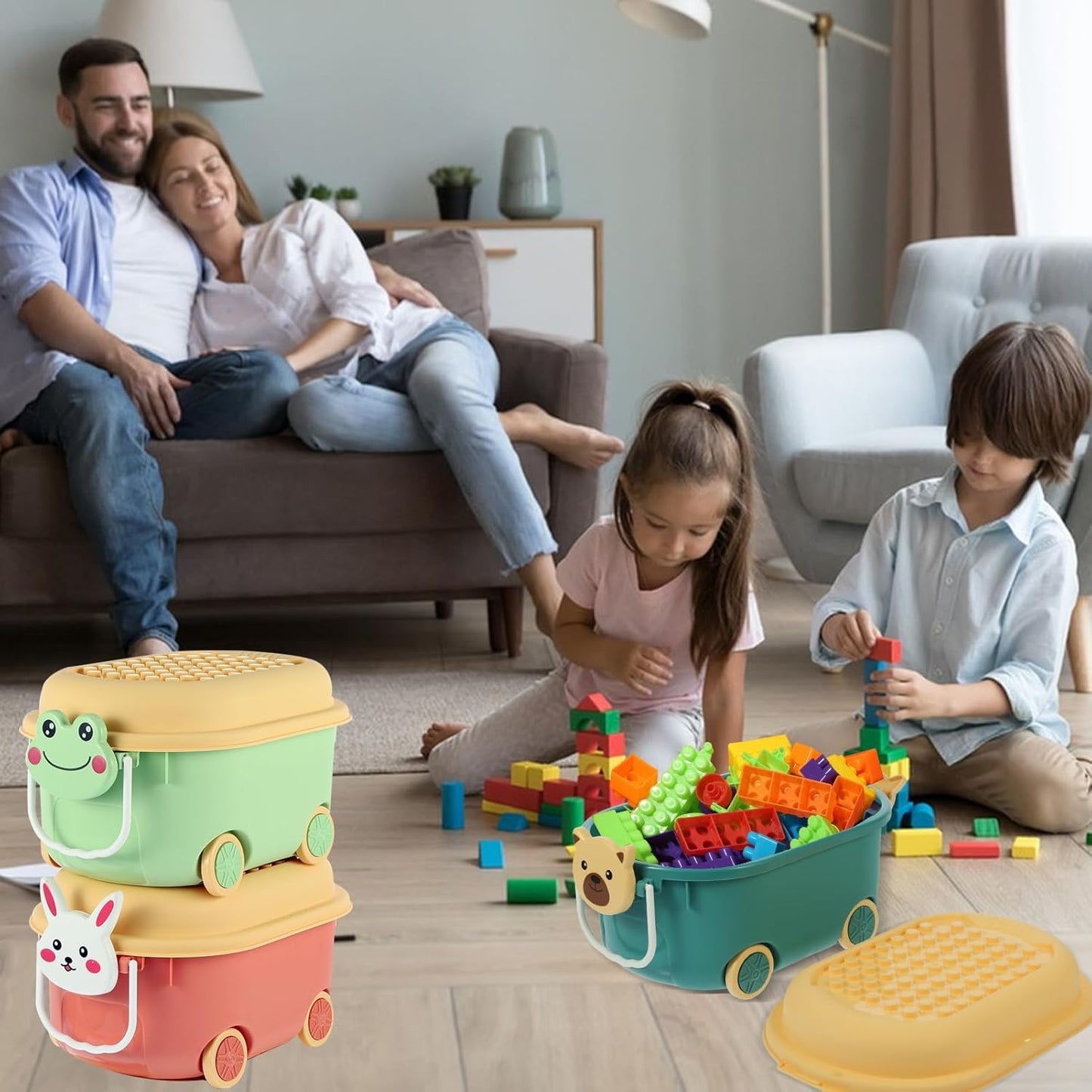 Toy Storage Bins With Lids And Wheels