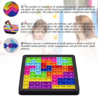 Pop Puzzle Fidget Toys Silicone Jigsaw Puzzles