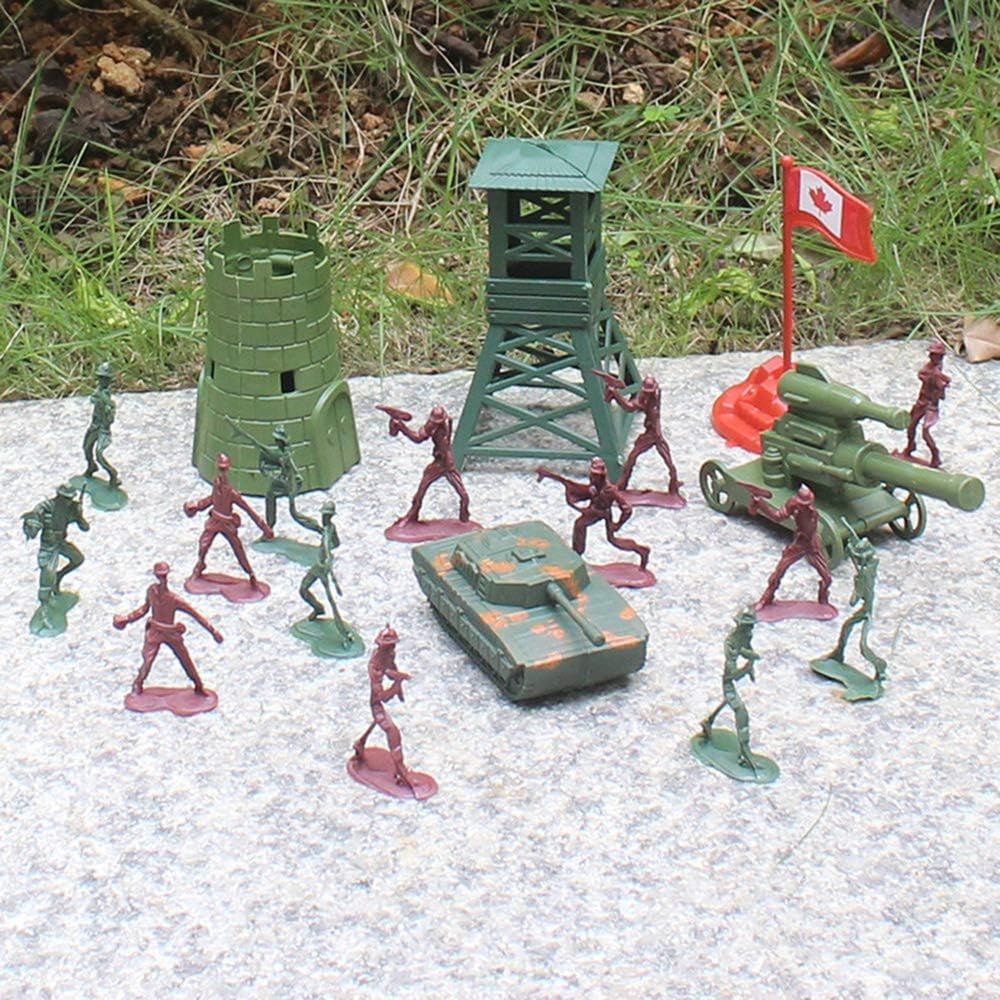 167 Pieces Kids Children Playing Toy Army Soldiers Action Figure Men Playset