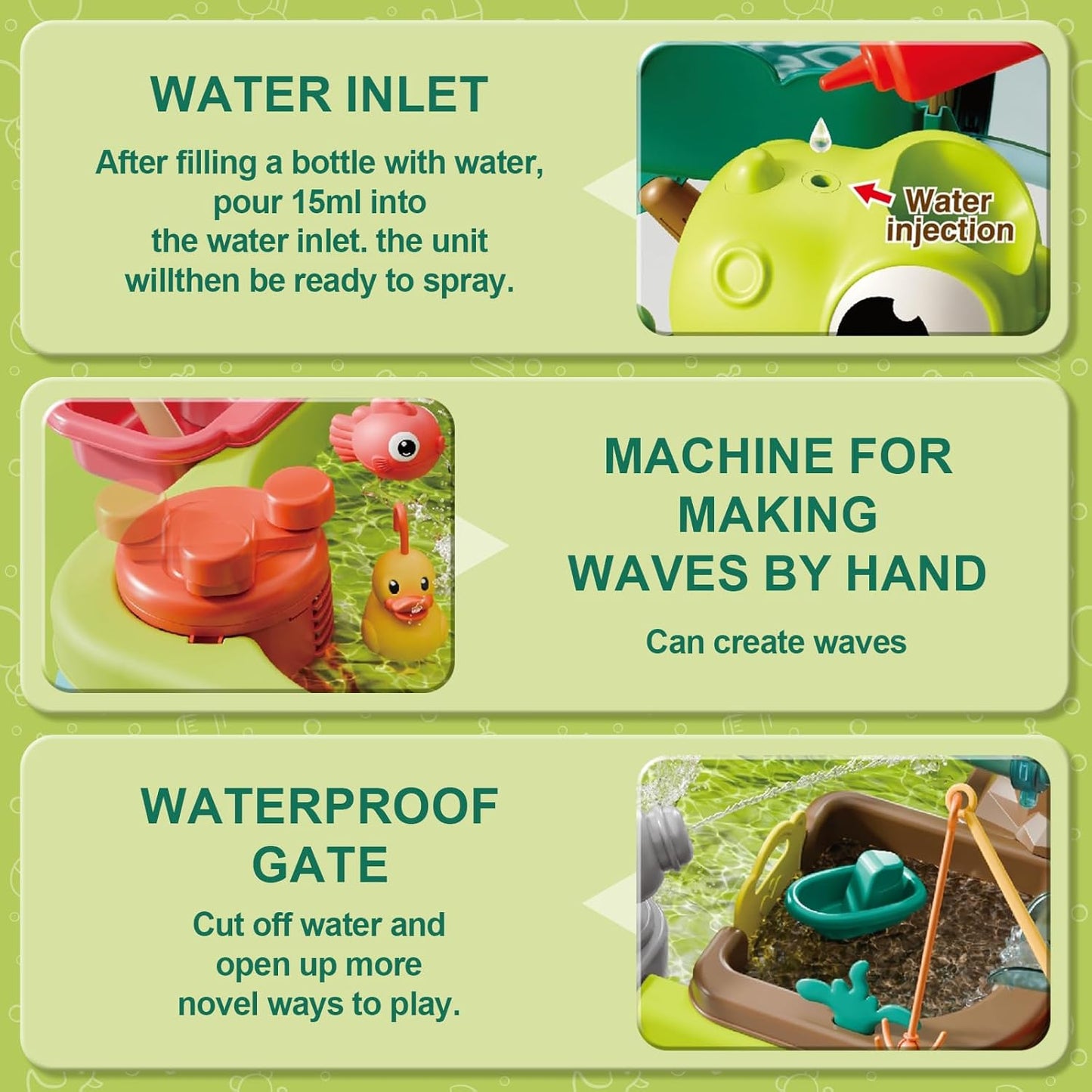 Toddler Water Table with Pump