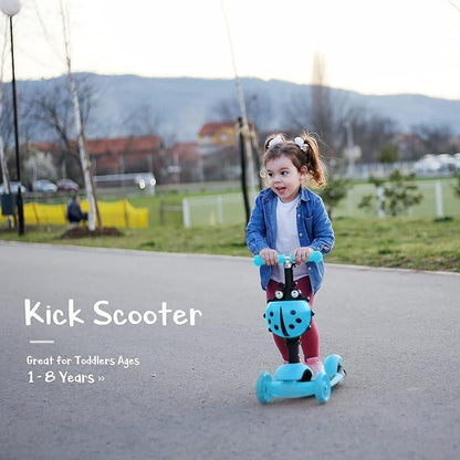 Adjustable Height Balance Scooter – Blue