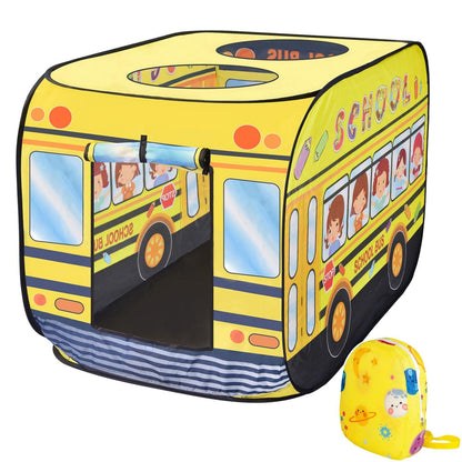 School Bus Pop Up Play Tent for Kids