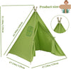 Kids Play Tent 51x47x47'' Teepee Tent for Kids
