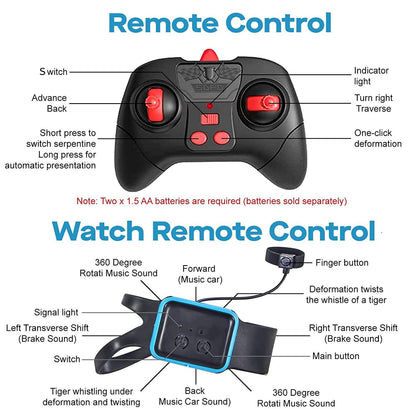 Bhayani Gesture Sensing RC Stunt Car with Off-Road, Four-Wheel Drive