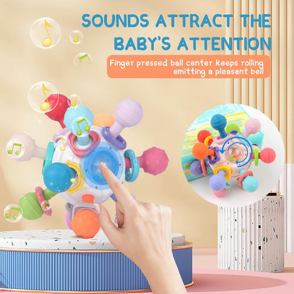 Baby Teething Toys for 0-6 Months
