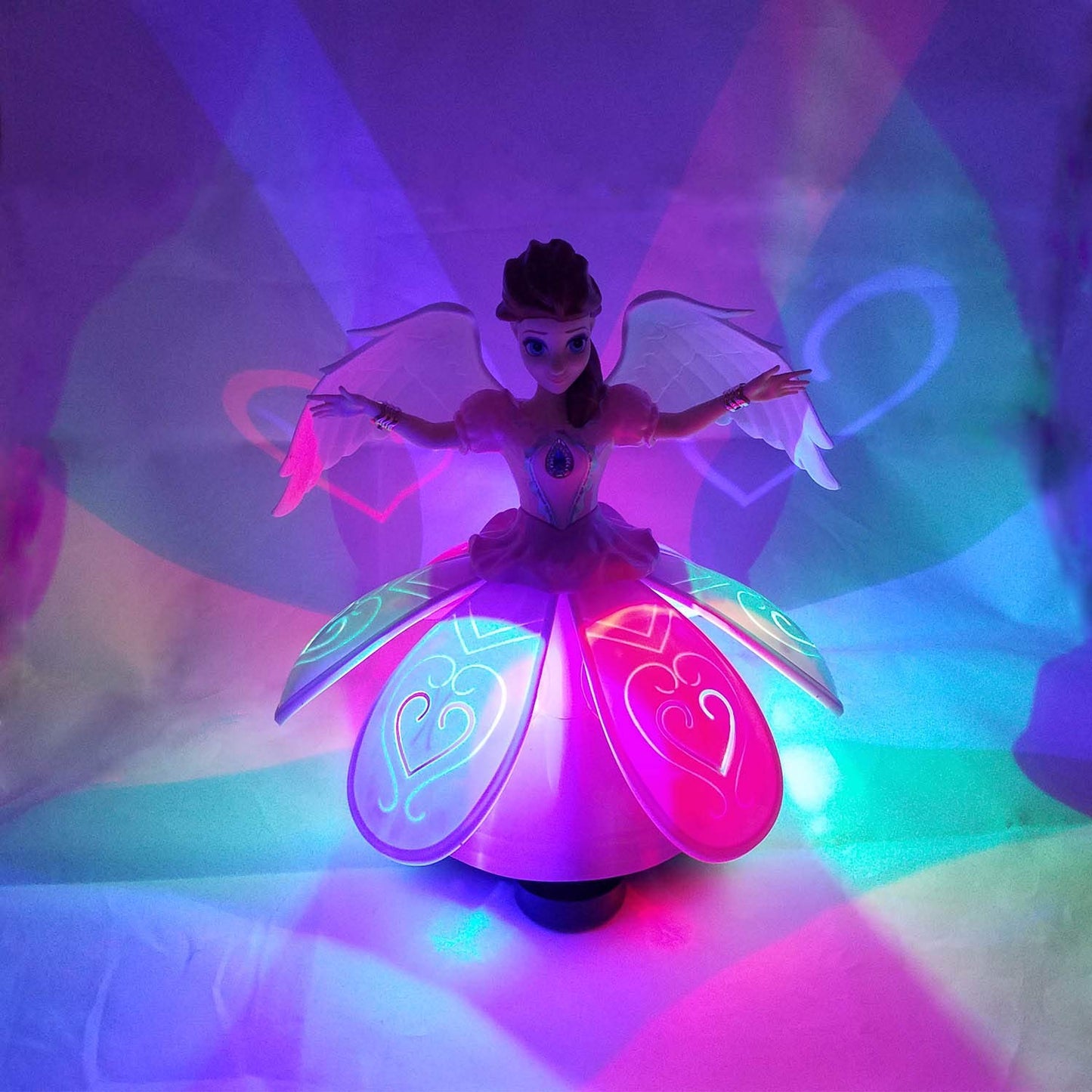 Dancing Fairy Princes Angel Girl Robot with Lights and Music