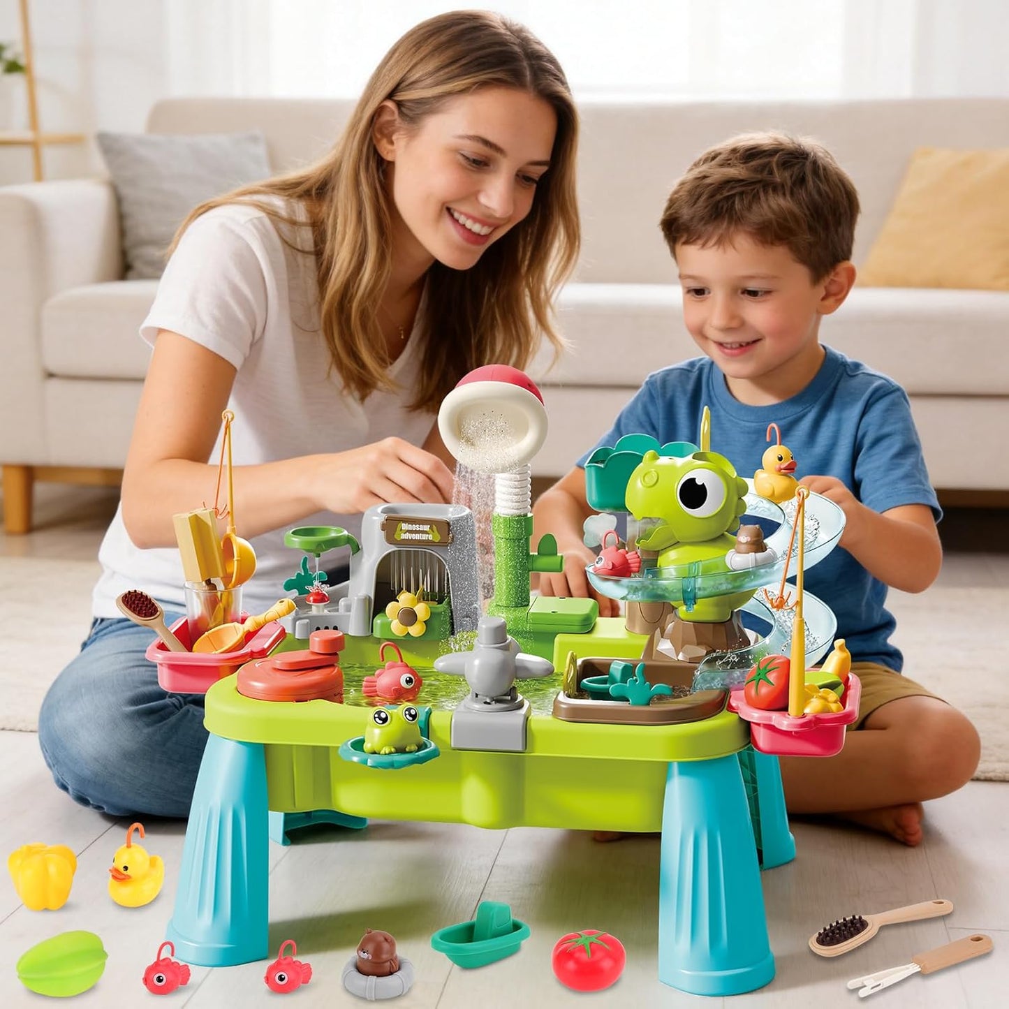 Toddler Water Table with Pump