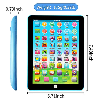 Mini Intelligent Learning Pad Early Educational Learning Toy for Toddler Kids Tablet