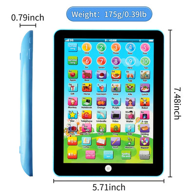 Mini Intelligent Learning Pad Early Educational Learning Toy for Toddler Kids Tablet