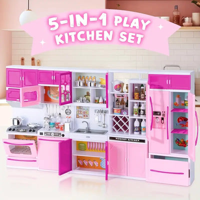 ink Kitchen Combo Pretend Play 5pcs Toy Set with Lights and Sounds