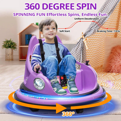 Ride on Electric Bumper Car for Kids Toddlers