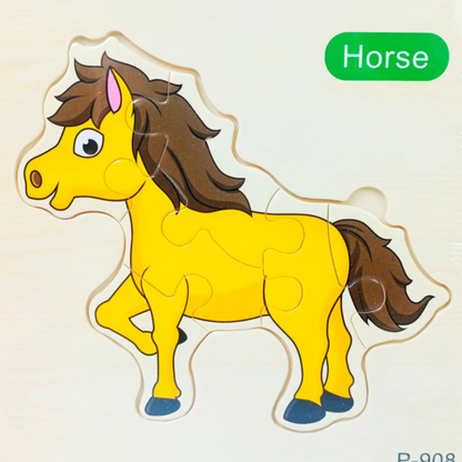 High Quality Educational Wooden Puzzle