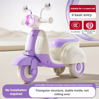 Children'S Gliding Motorcycle Push Car,