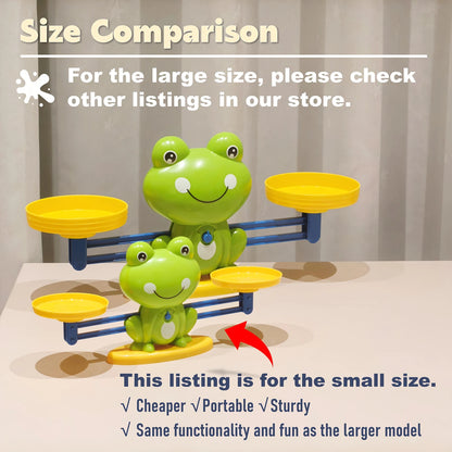 Educational Frog Math Balance Toy with Numbers 2, 3, & 6
