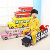 Foldable Kid's Toy Storage Box & Padded Seat