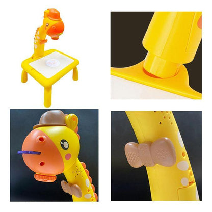 Drawing Projector Table Giraffe Style, Trace and Draw for Kids Preschool Learning and Education