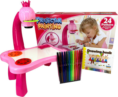 Educational Projector Painting Pink Color