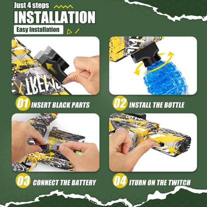 Automatic AKM-47 Gel Blaster Gun Toys