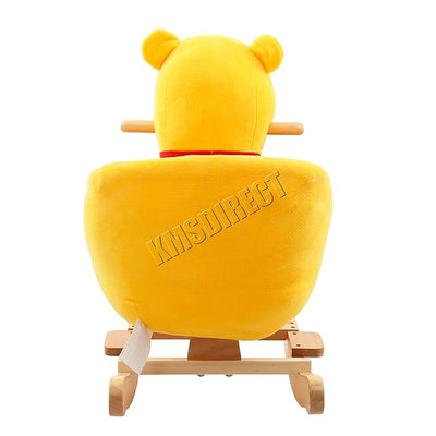 Baby Rocking Winnie The Pooh | Plush Wooden Rocking Horse Toys