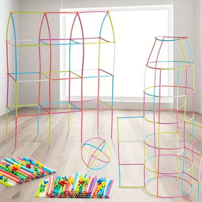 DIY Pipe Building Block Puzzle Toy