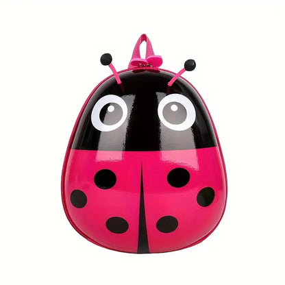 Adorable Ladybug Eggshell Backpack for Youngsters (Pre-Order)