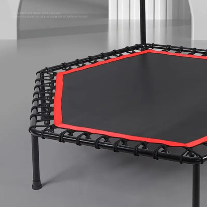 6-Angle Fitness Trampoline with Handrails