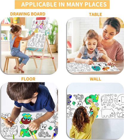 Children's Coloring Drawing Roll