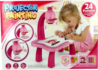 Educational Projector Painting Pink Color