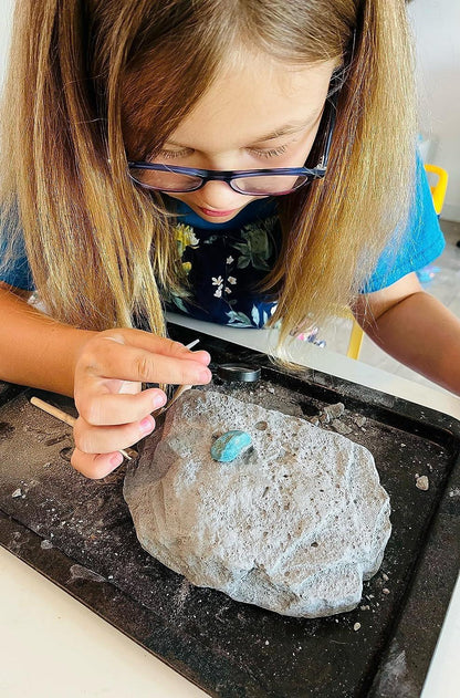 MEGA Gemstone Dig Kit, Science Mining Gift for Boys and Girls