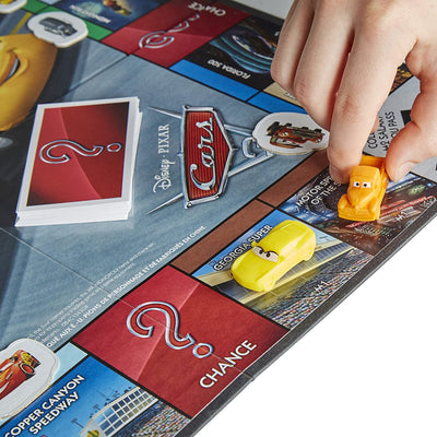 Disney Pixar Cars 3 Edition Monopoly Junior Board Game For Family Party Game