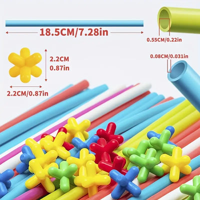 DIY Pipe Building Block Puzzle Toy