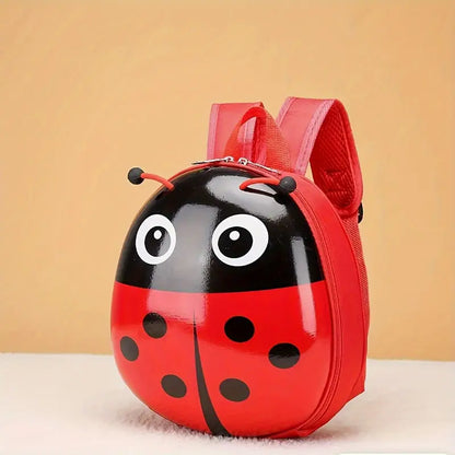 Adorable Ladybug Eggshell Backpack for Youngsters (Pre-Order)