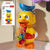 Interactive Duck Bath Toy with a Water Wheel And Spinning Eyes