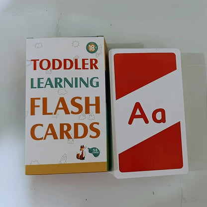 58pcs Educational Flash Cards for Toddlers