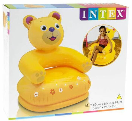 Intex Plastic Inflatable Happy Animal Chair