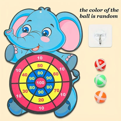 Children's Elephant Sticky Ball Board