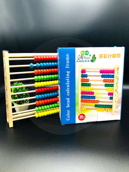 Abacus Color Bead Calculating Frame