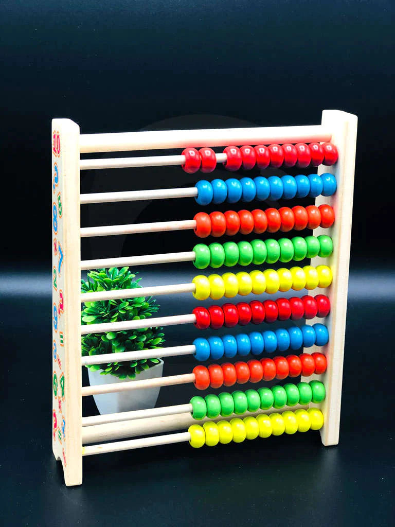 Abacus Color Bead Calculating Frame