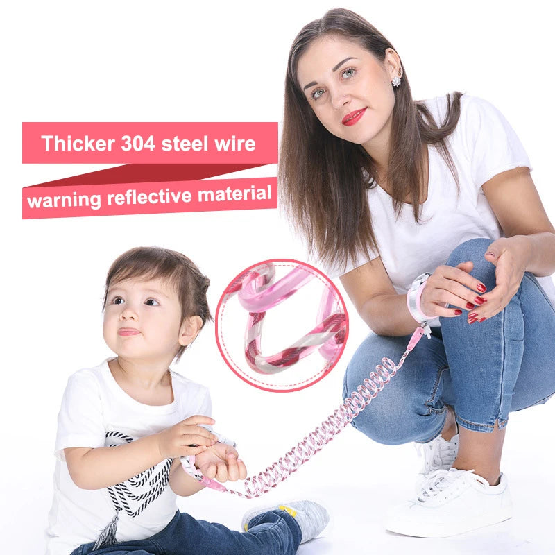 Baby Harness Anti Lost Wrist Link Kids Outdoor Walking Hand Belt Band Child Wristband Toddler Leash Safety Harness Strap Rope