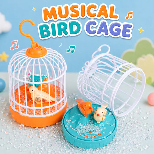 Singing Bird Cage Voice Control Electric Bird Toy Interactive Kids Toy