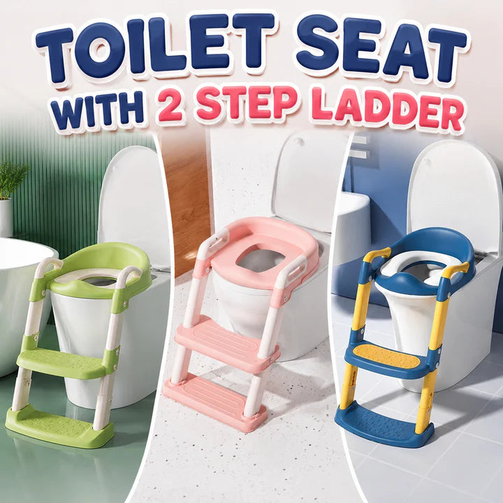 2 Steps Stylish Potty Training Seat with Ladder