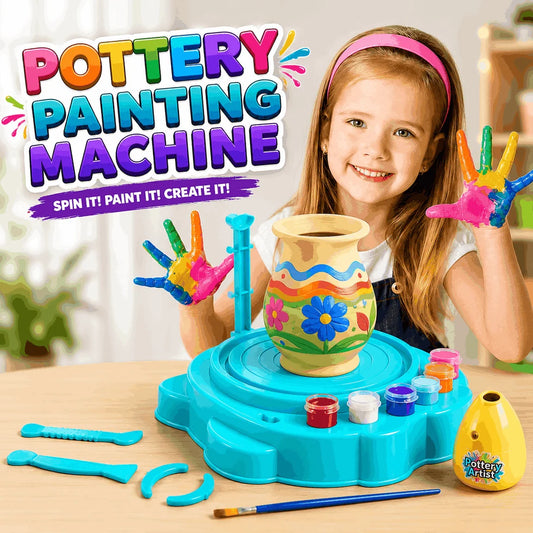 Pottery Painting Machine Creative Art & Craft Toy for Kids