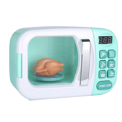 Children Kitchen Toy Simulation Oven Microwave Girls Play Toys