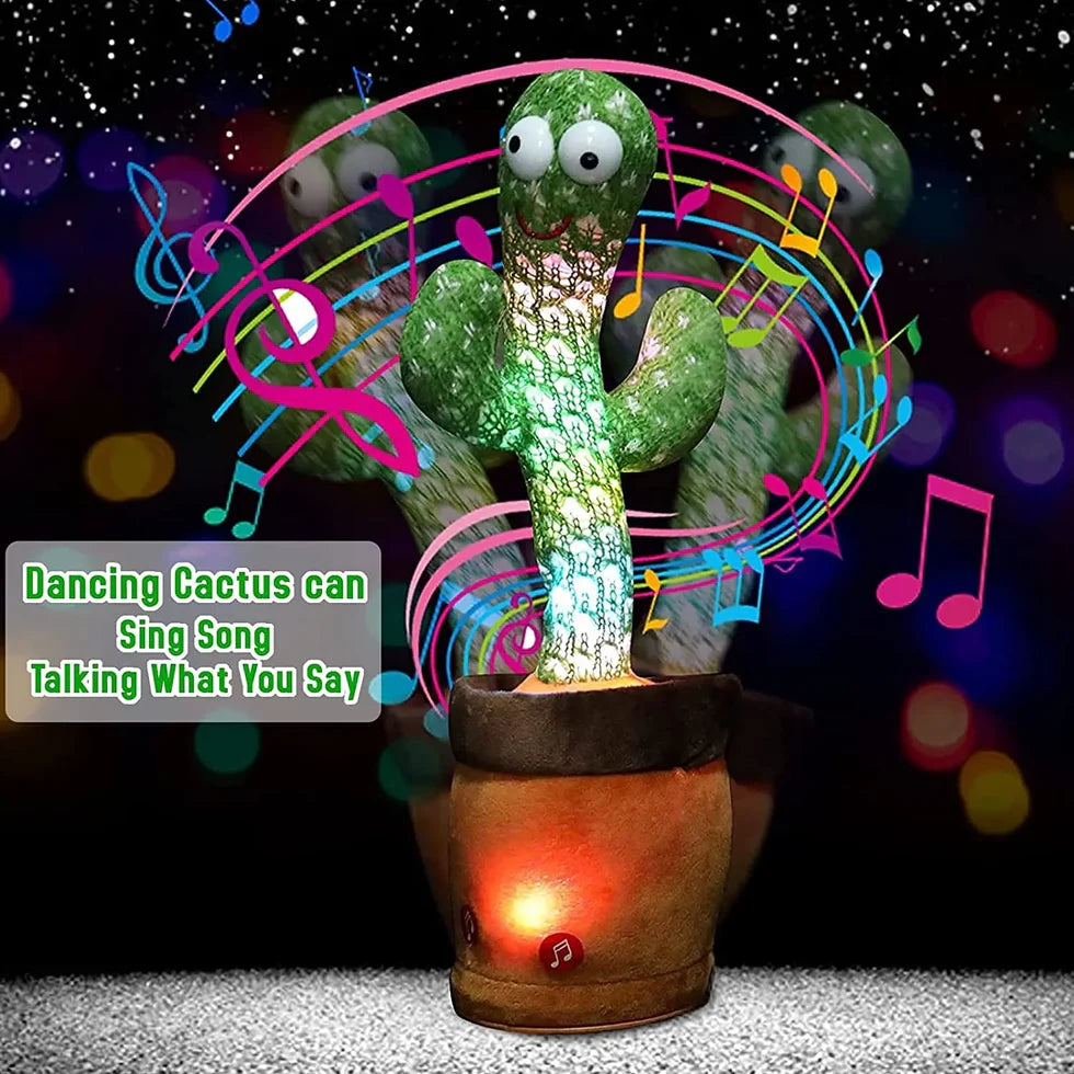 Cute Dancing and Talking Cactus Toy For Kids